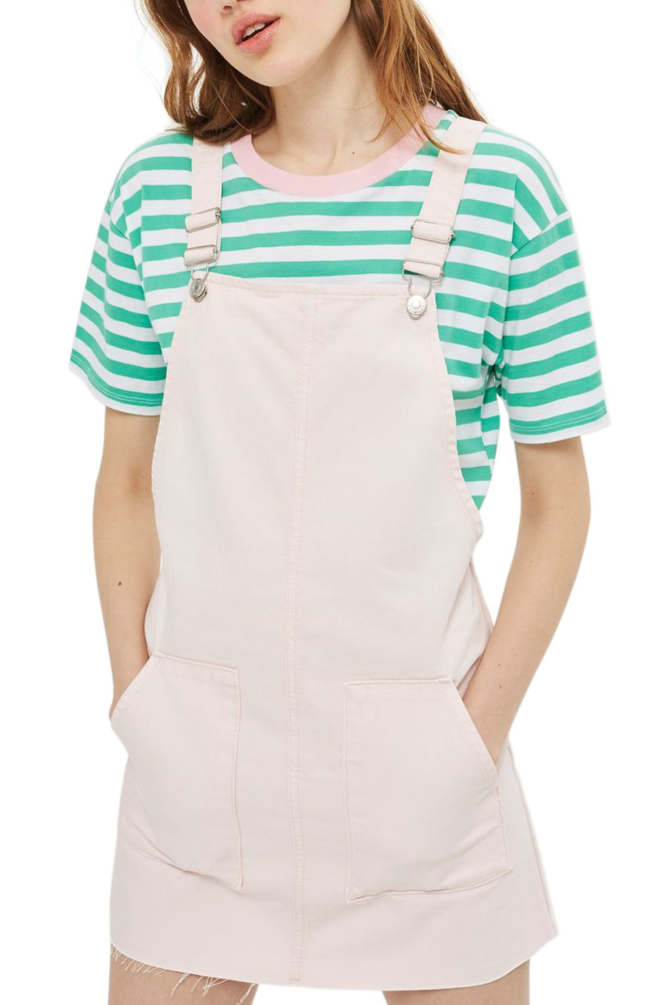 Denim Pinafore Dress | Nordstrom