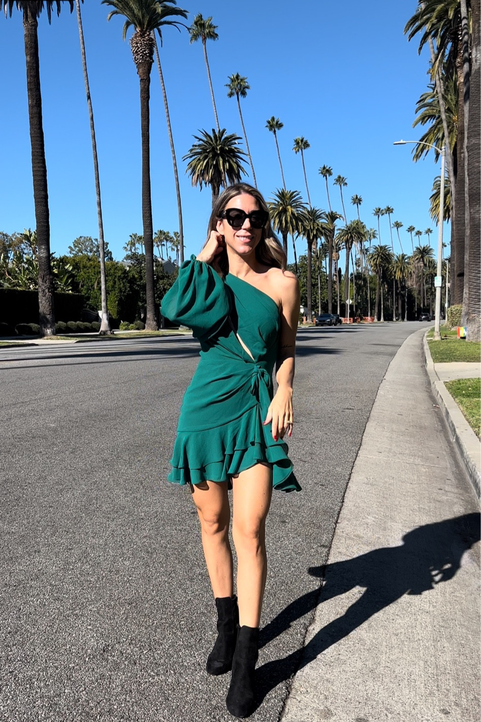 revolve sunny mini dress Michael Costello x REVOLVE Sunny Mini Dress in Emerald