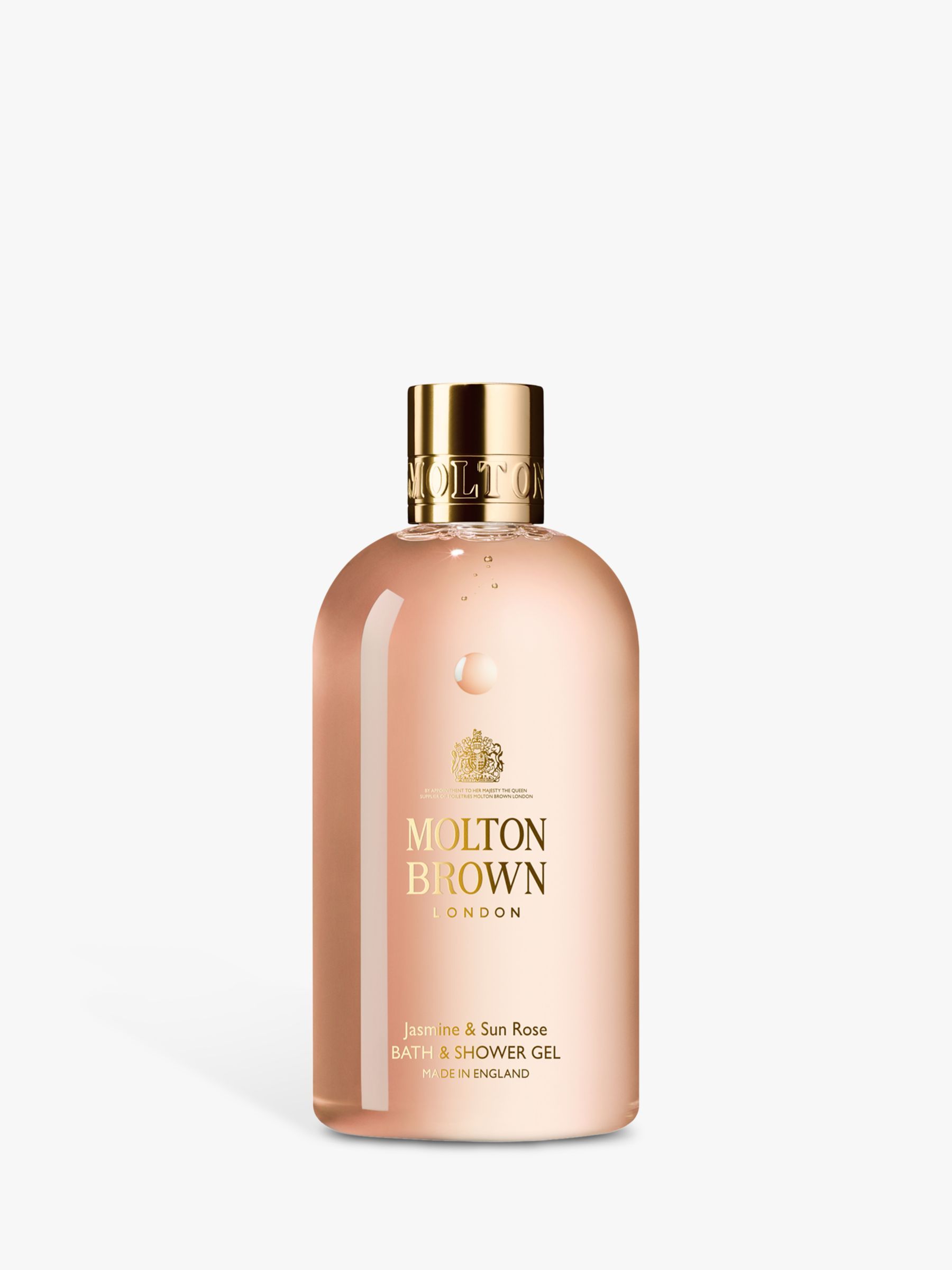 Molton Brown Jasmine & Sun Rose Bath & Shower Gel, 300ml | John Lewis (UK)