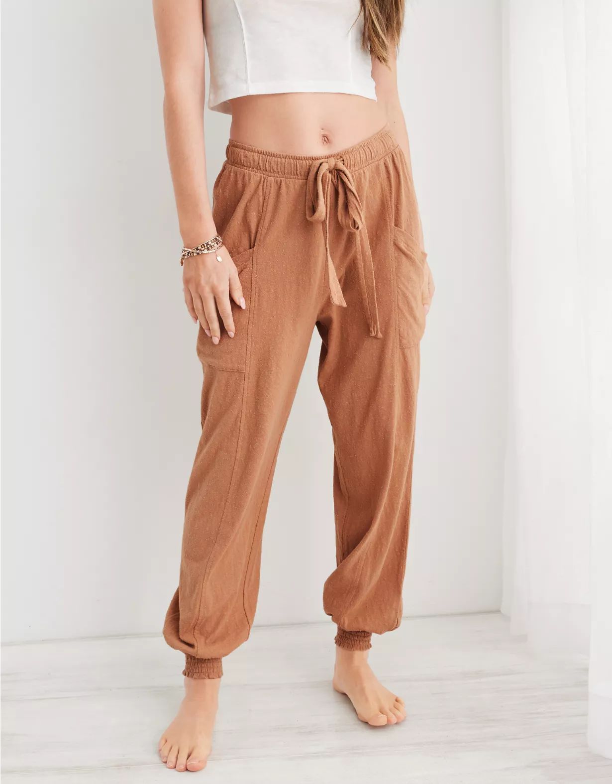 Aerie Vacay High Waisted Jogger | Aerie