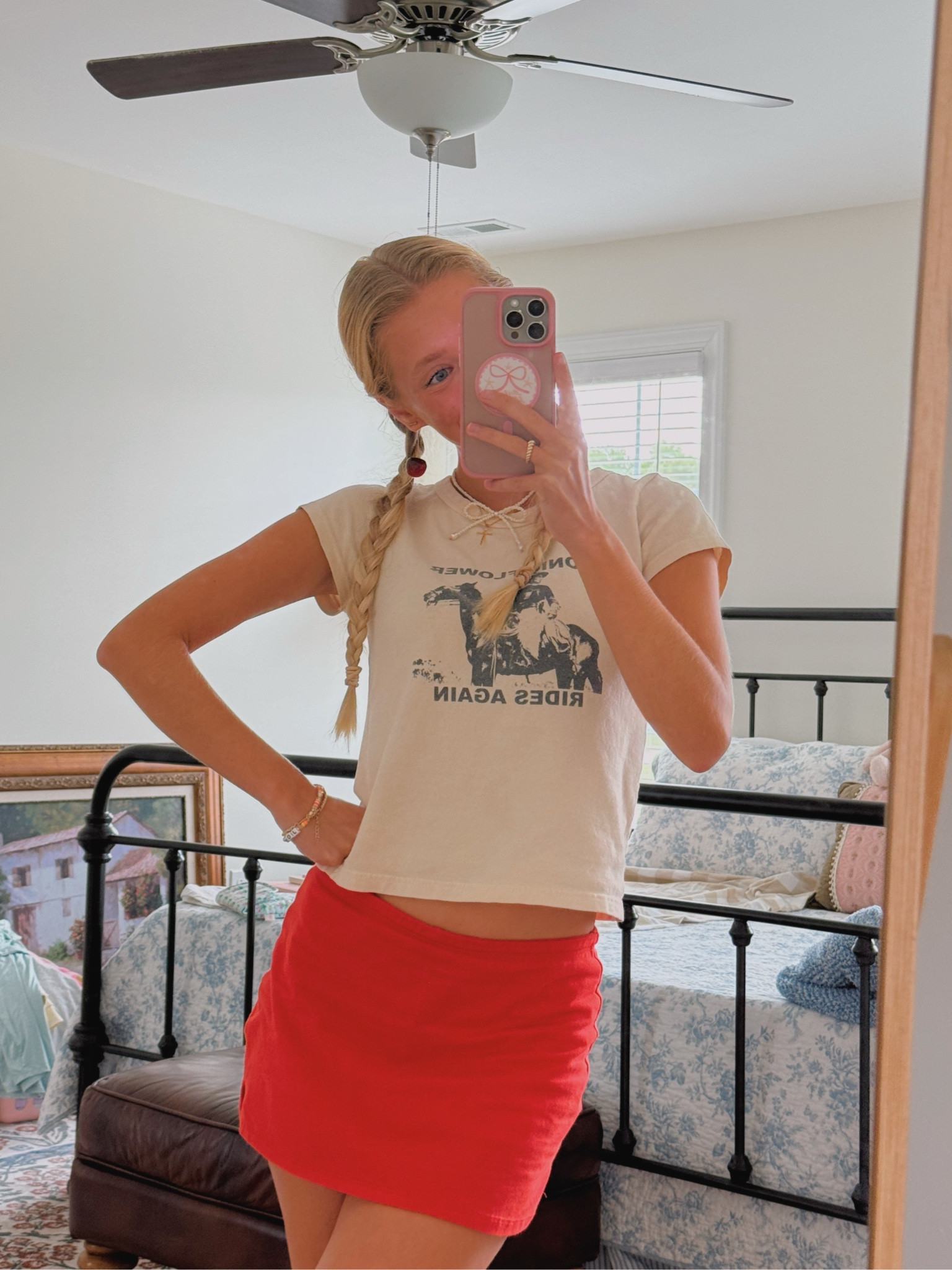 This skort is my FAV! So comfy and love that it has built in shorts!!! 