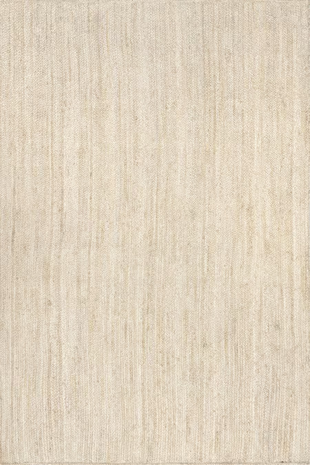 Off White Jute Braided Area Rug | Rugs USA