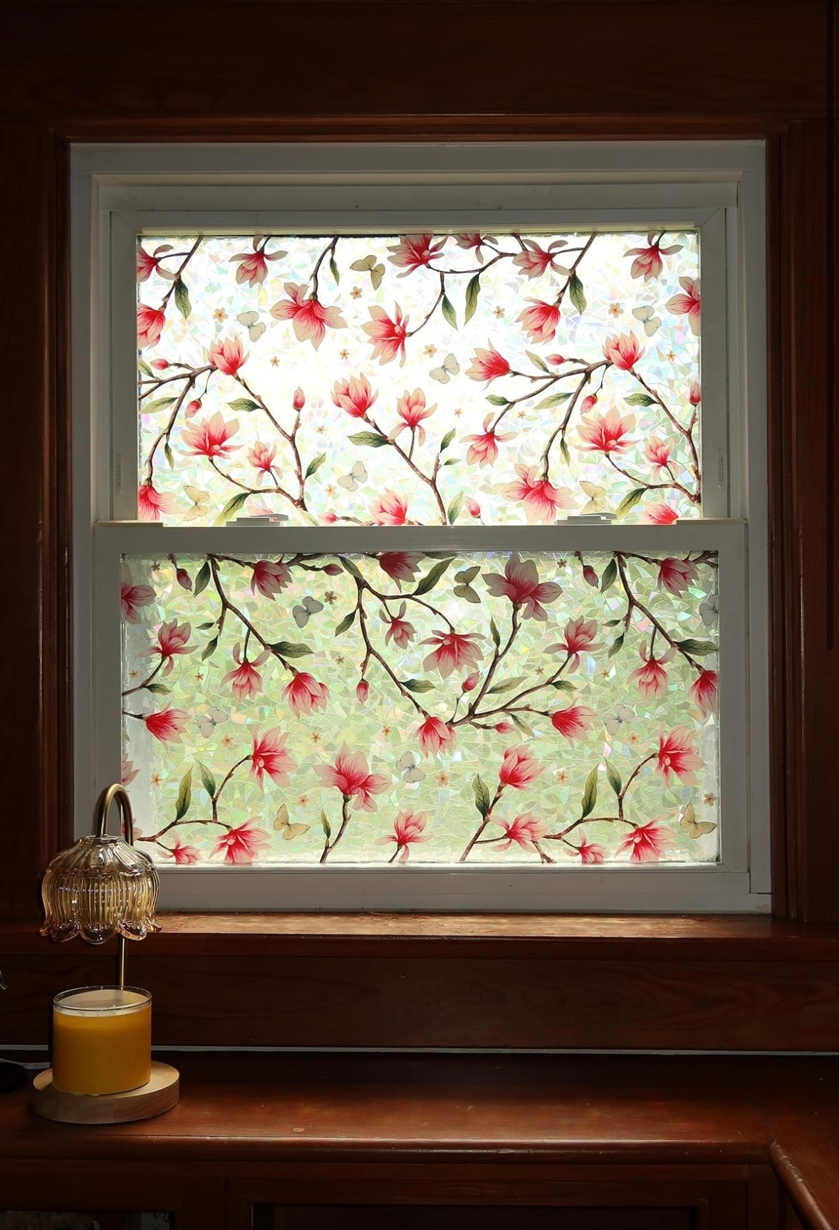 my faux stained glass windows using this rainbow privacy window film! Easy to install (even I could do it!) and love the rainbows it lets in the house!!


#LTKHome
