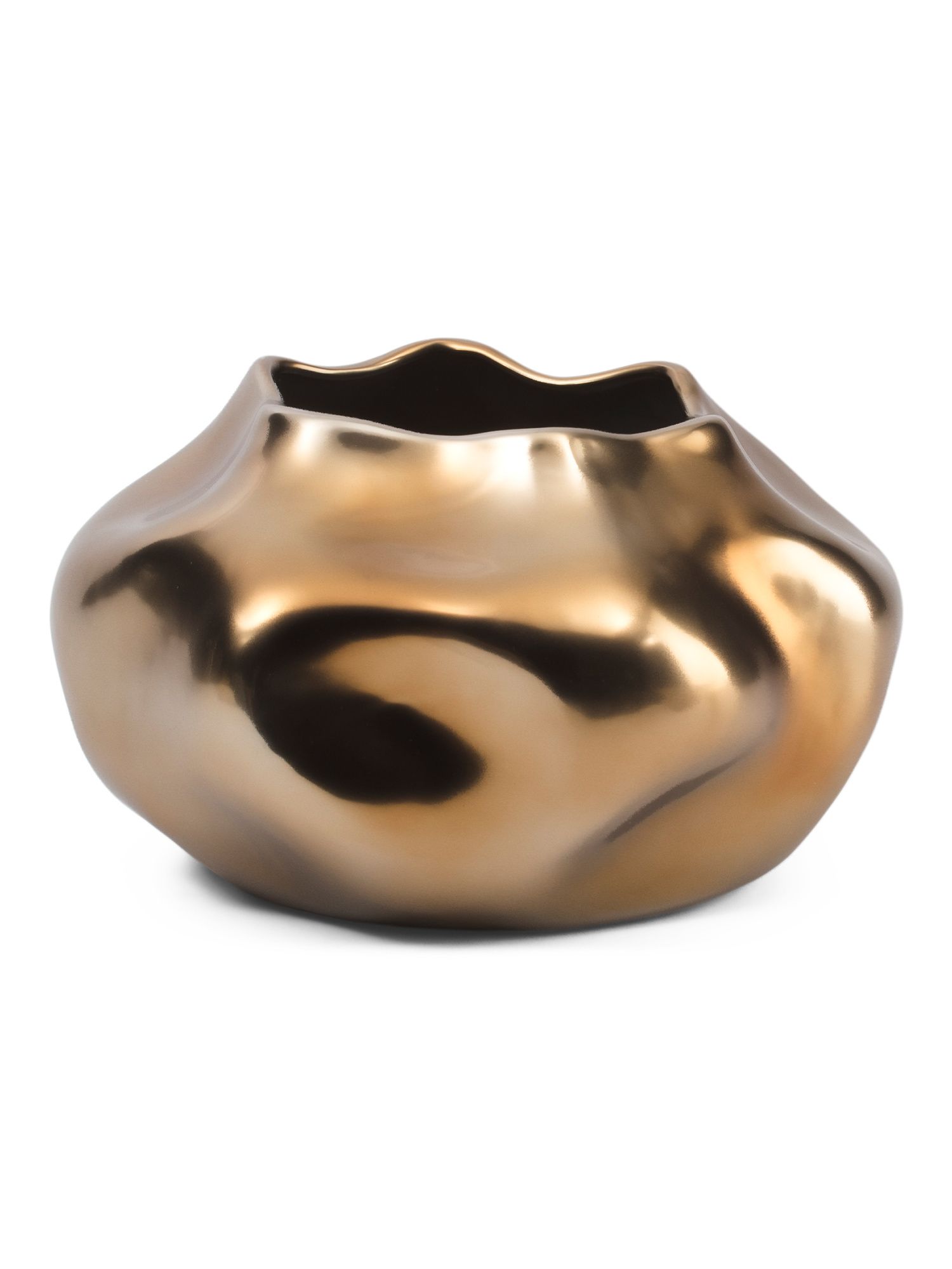 12x12 Matte Abstract Ceramic Bowl | TJ Maxx