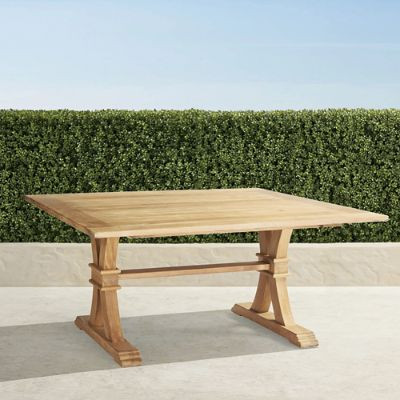 Teak Farmhouse Gathering Table | Frontgate