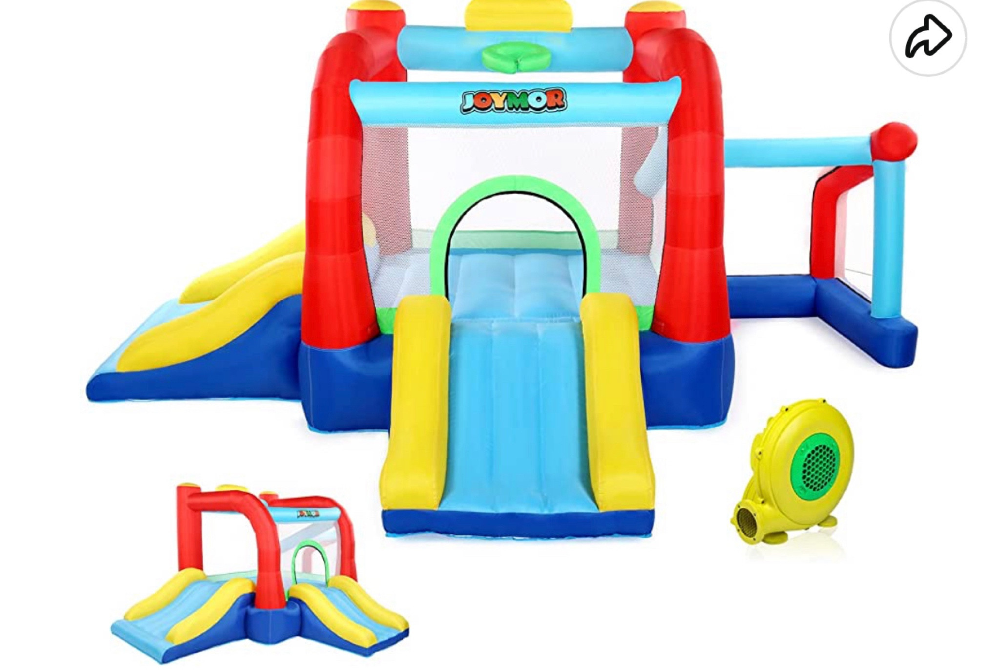 so good for the price. has two slides, a basketball hoop and soccer net 

#LTKfamily #LTKhome #LTKkids