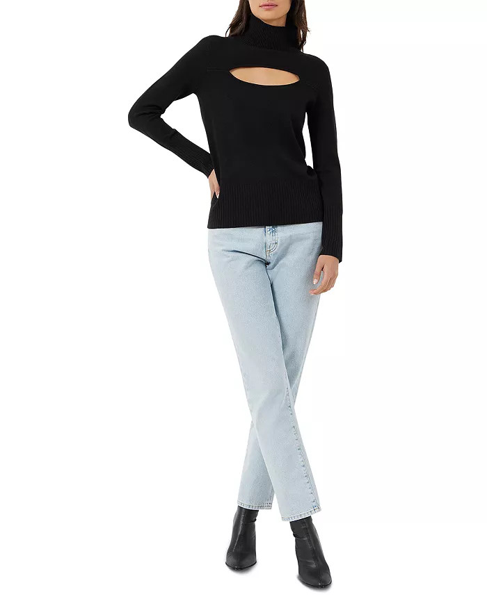 Soft Cutout Turtleneck Sweater | Bloomingdale's (US)