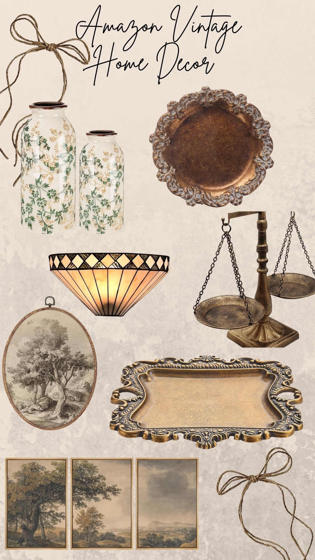 Amazon Vintage Home Decor 

#LTKvlog #LTKHome #LTKU