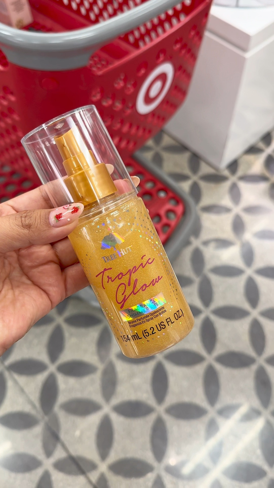You can now find the Tropic Glow Shimmer mist at Target✨