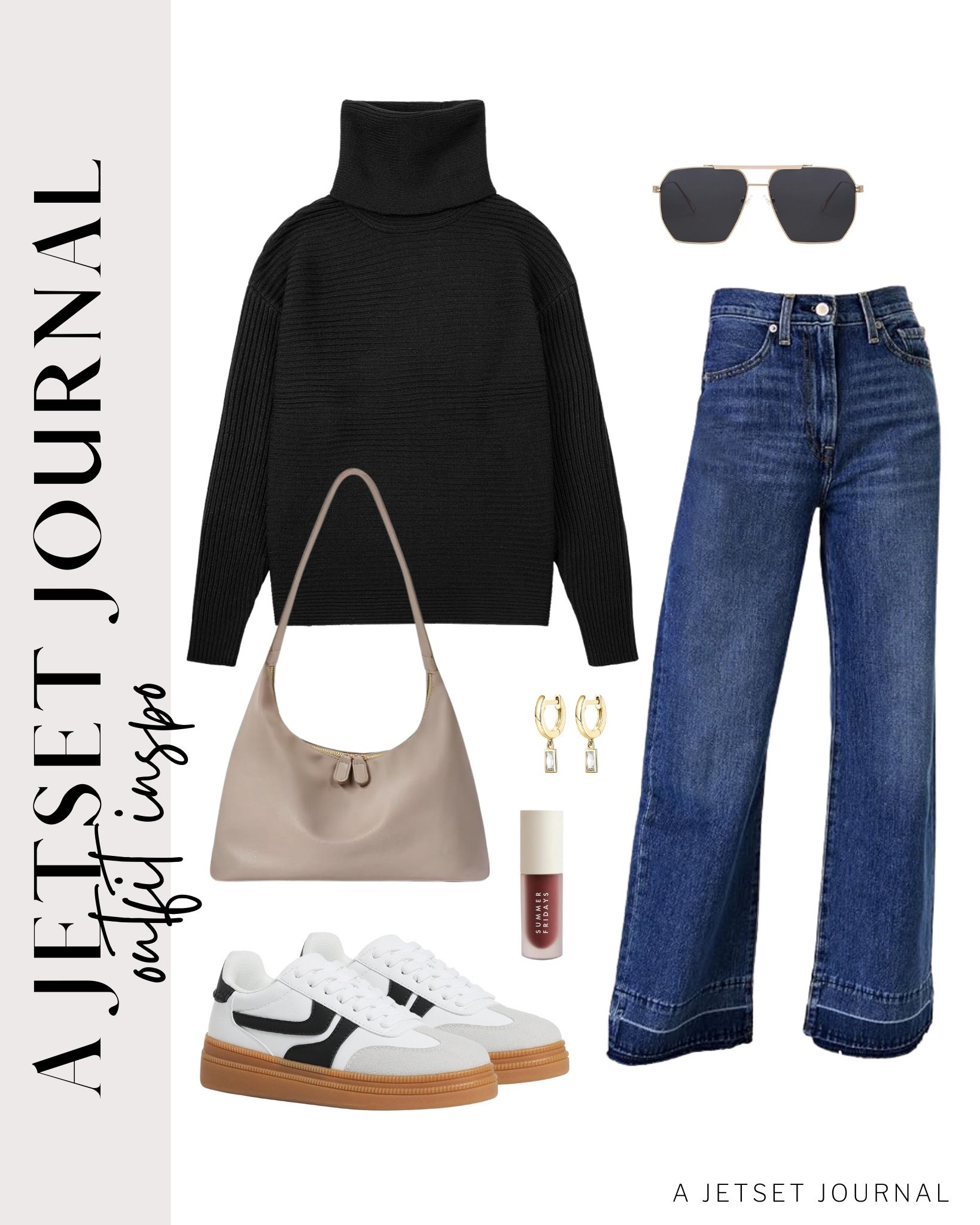 New outfit idea you can copy with a trendy turtleneck and classic jeans!
dangle huggie earrings, summer fridays lip oil, high waisted wide leg jeans, casual outfit, ways to style, casual outfit inspo, capsule wardrobe, favorite finds, top picks, mom outfit, everyday style, fall style, trendy look, viral style, affordable look, amazon favorites, fall outfit idea

#LTKSeasonal #LTKU #LTKStyleTip