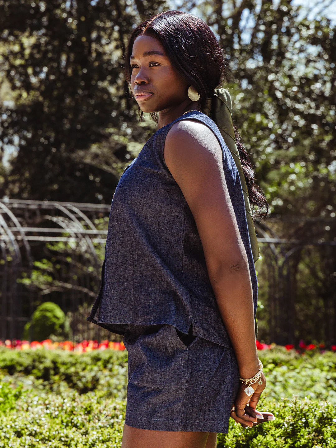 Harmony Sleeveless Linen Top (Reversible) | Joffa Marketplace