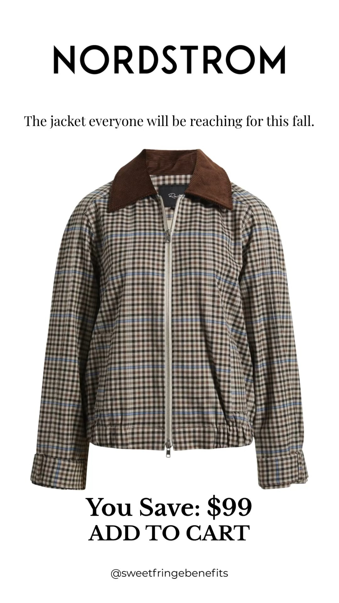 This is the jacket everyone will be reaching for this fall. The timeless plaid pattern, rich corduroy collar, and relaxed silhouette make it an easy layering piece over tees, sweaters, and dresses. 

It's a classic you'll wear year after year, and the Nordstrom Anniversary Sale is the perfect time to grab it.

💡 LTK MADE EASY
❤️ Heart = Support my posts!
🔖 Save = Get sale & restock alerts
📋 Lists = Keep favorites organized
📲 Share = Send lists and products to a friend. Hello, Christmas List!
💬 Comment = Ask me anything about sizing or styling. :-) 

 #LTKootd #LTKOver40 #LTKSaleAlert
