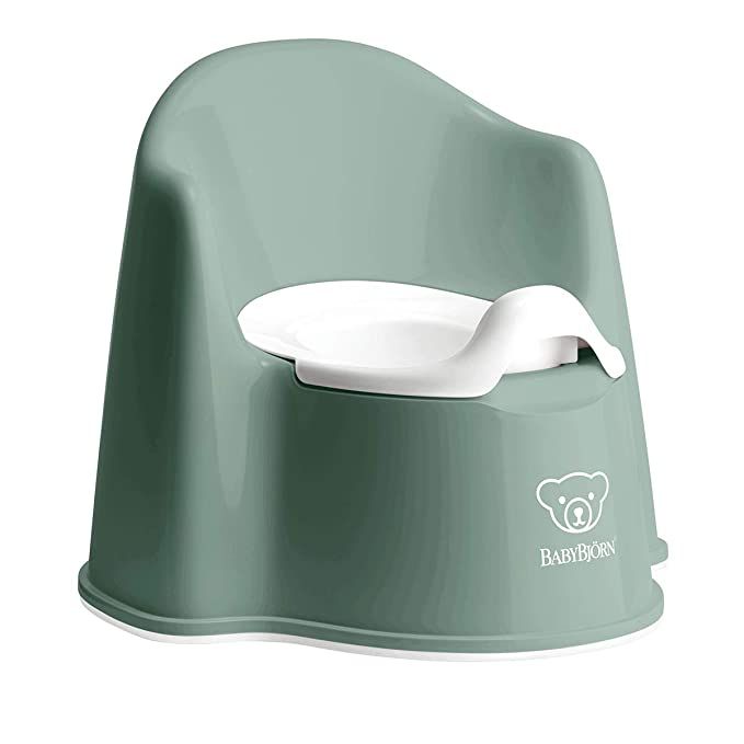 BabyBjörn Potty Chair, Deep Green/White | Amazon (US)