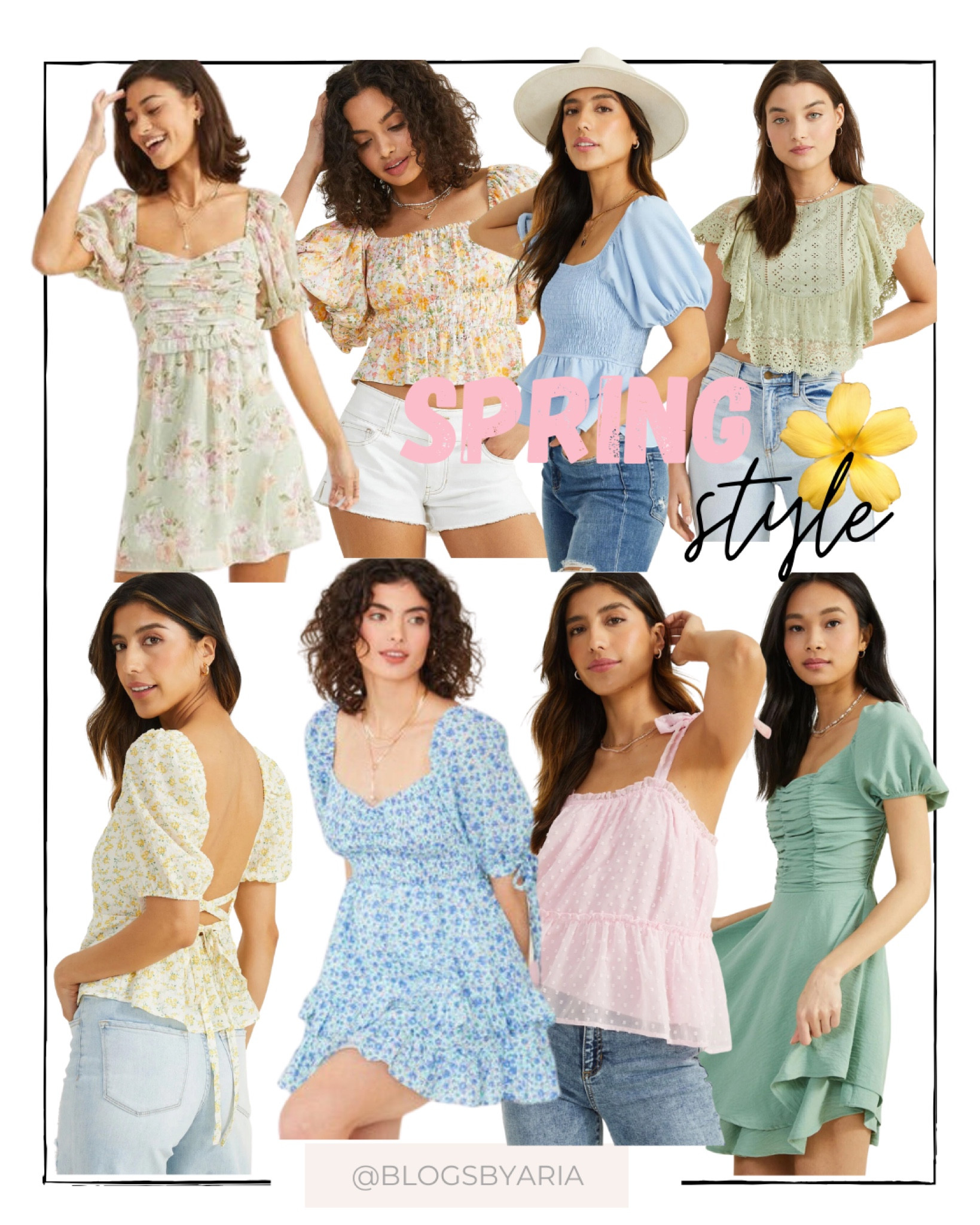 Spring style. Spring fashion. Spring Dress. Spring tops. Spring blouse. 

#LTKSeasonal #LTKFind #LTKstyletip