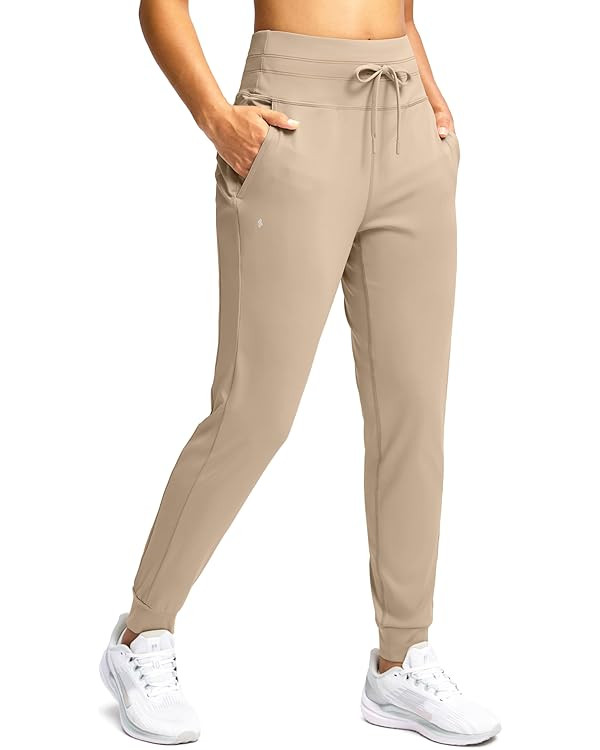 Soothfeel Womens Joggers with Zipper Pockets High Waisted Sweatpants Athletic Leggings Pants for ... | Amazon (US)