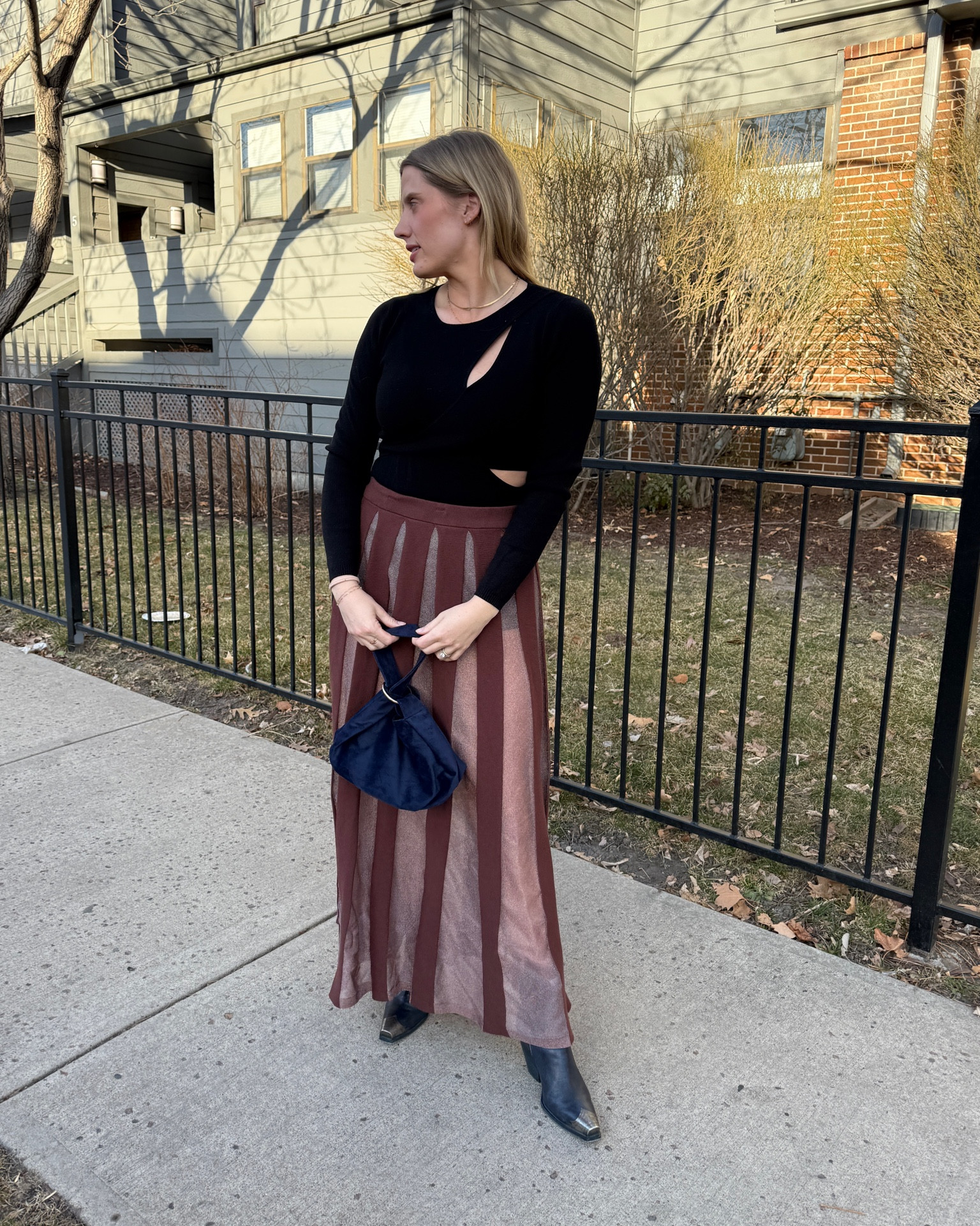 Outfit is from nuuly but I found the skirt and a similar top!! 