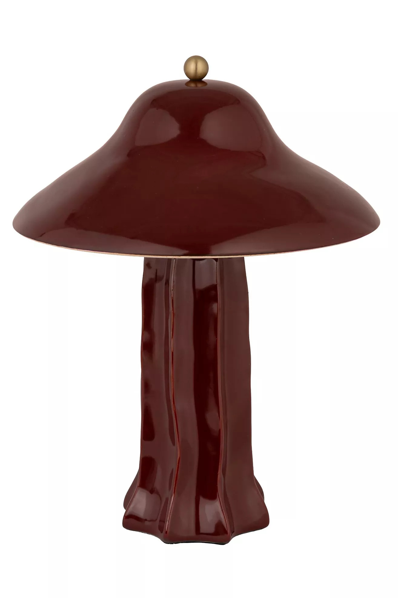 Burgundy Bell Stoneware Table Lamp | Anthropologie (US)