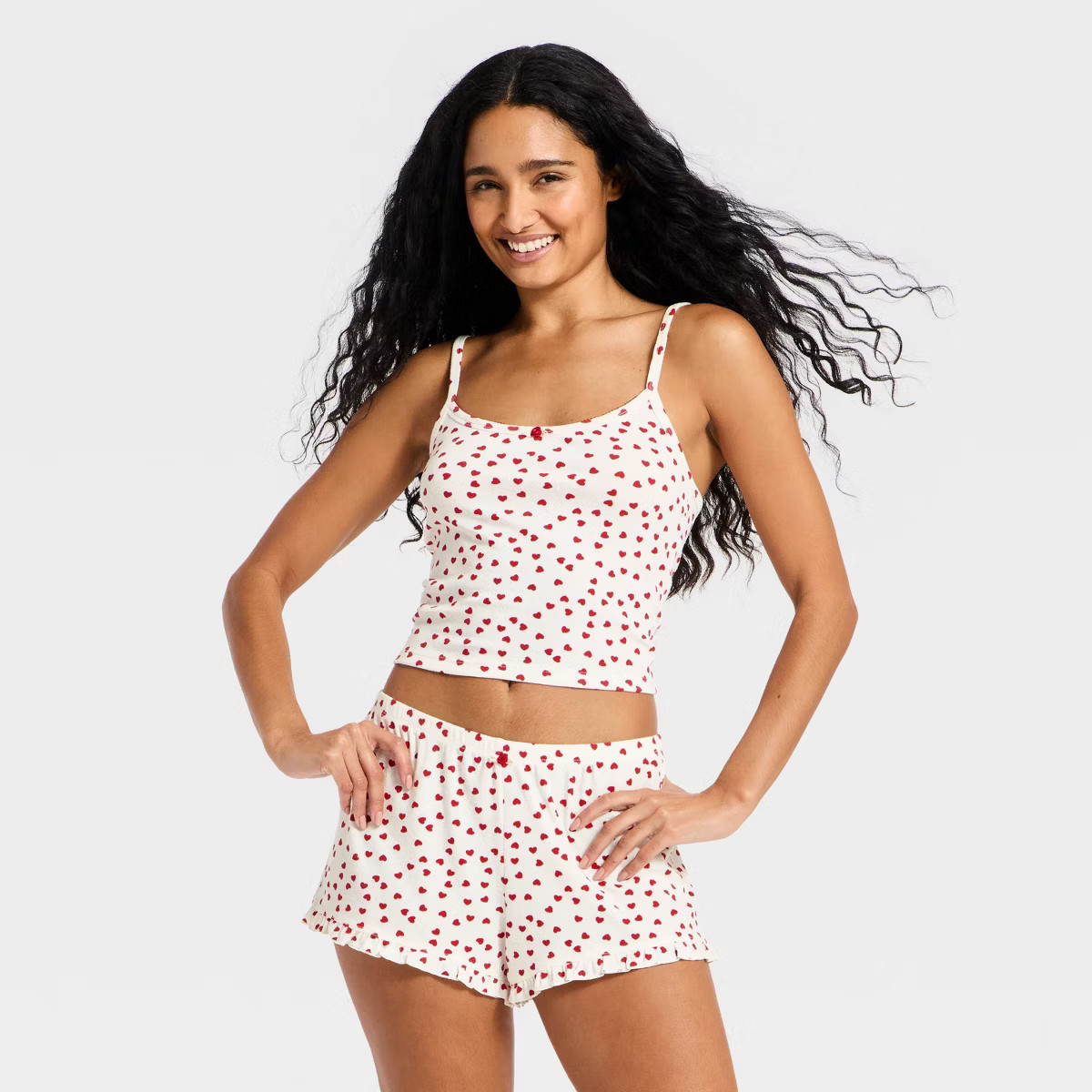 Women's Pointelle Tank Top and Shorts Pajama Set - Wild Fable™ | Target