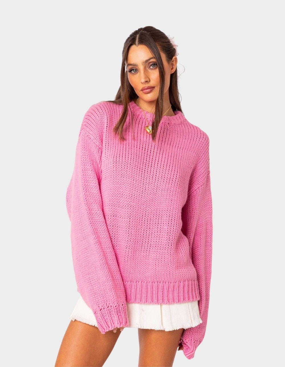EDIKTED Aiden Oversized Chunky Knit Sweater | Tillys