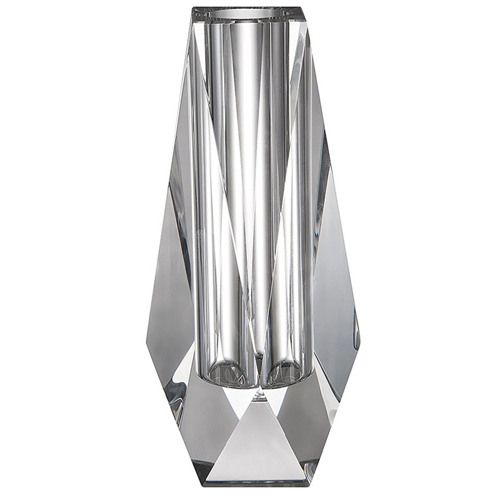 Crystal Flower Bud Vase 6.4 Inch, Christmas Decorations for Home Wedding Mini Vase or Gift - Clea... | Amazon (US)