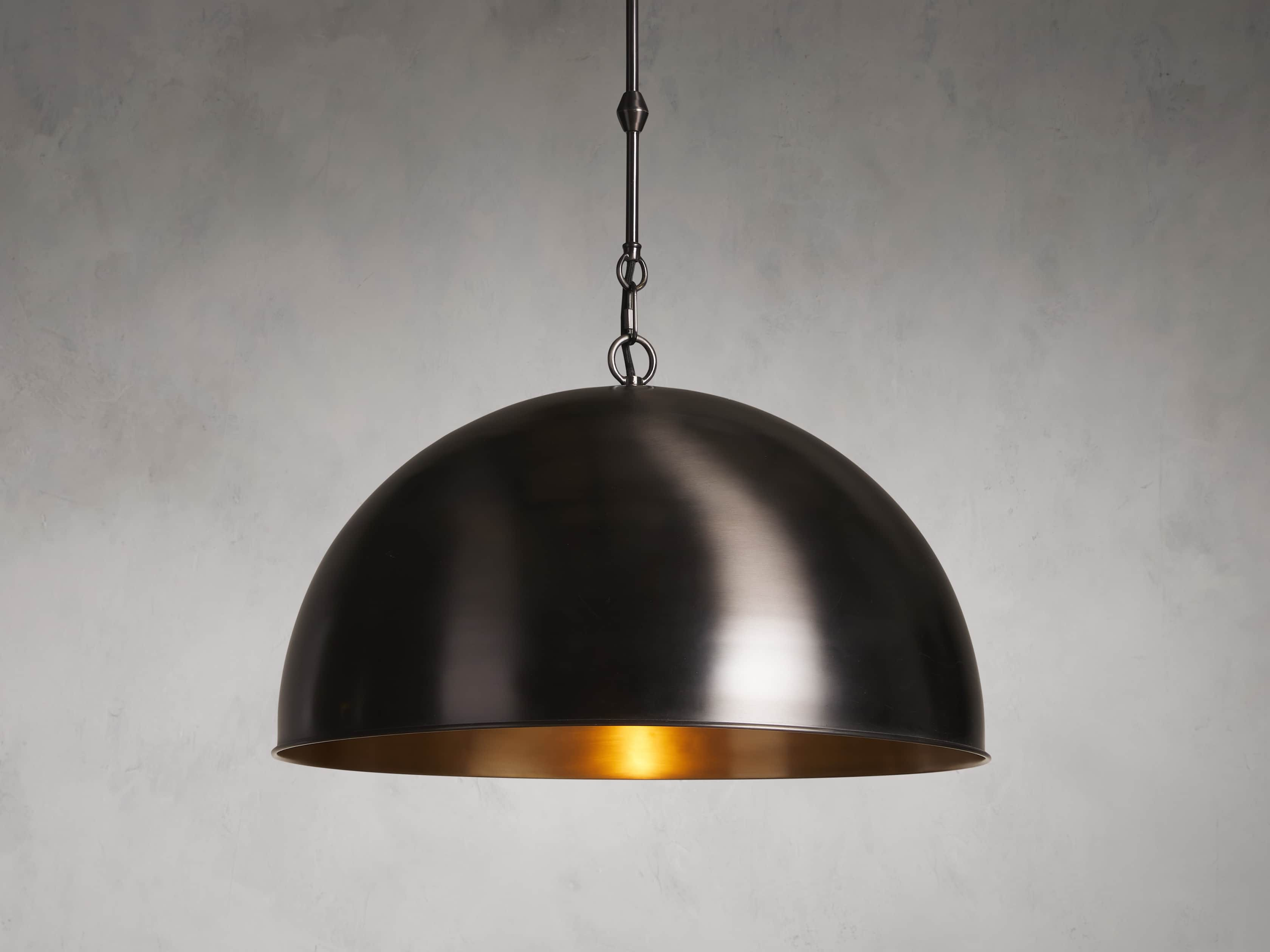 Watley Dome Pendant in Bronze | Arhaus