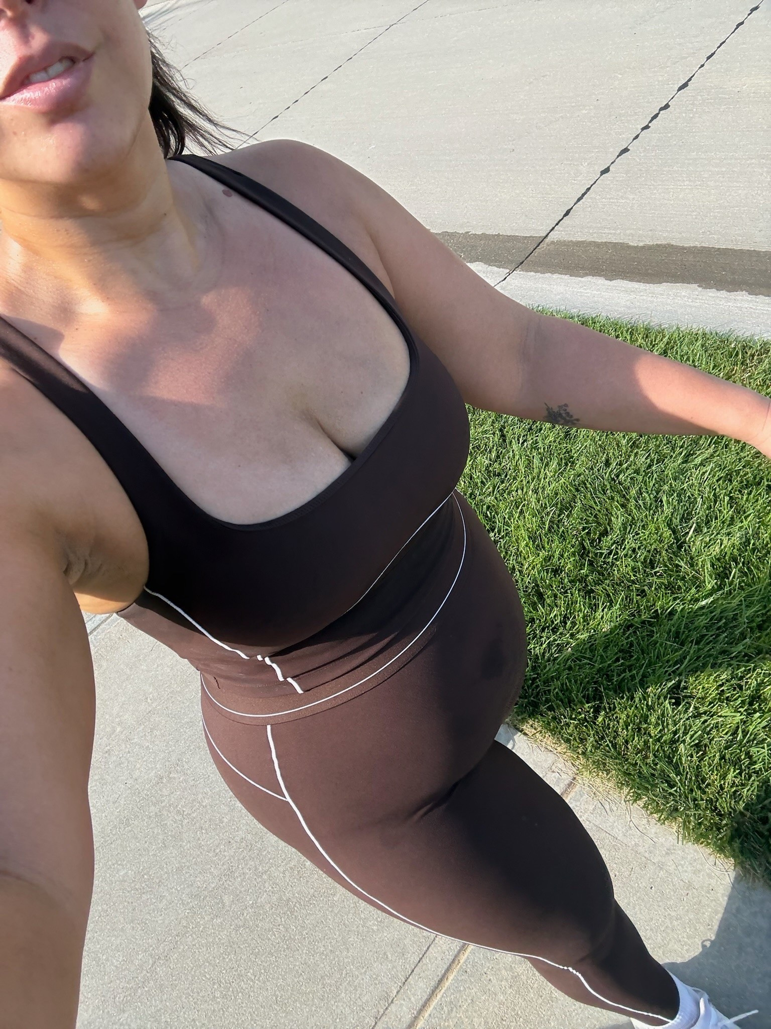 Ootd for my walk with Sloane today! 
Size XL


activewear, matching set, midsize fashion, fall active, outfit inspo

#LTKootd #LTKMidsize #LTKActive