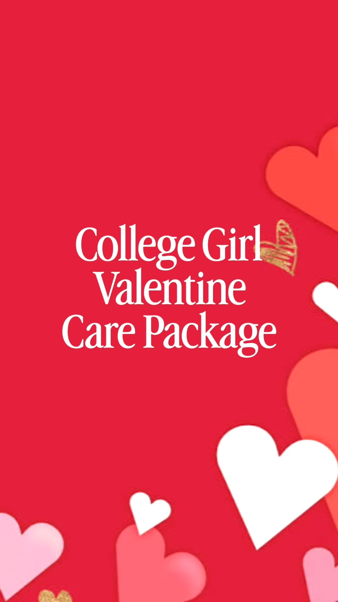 Sending a little love from home! ❤️ I’m sticking to a Red, White, and Pink theme, featuring an Aritzia sweatshirt and a Gold Hinge skirt as the main gifts. I filled the rest with her favorite snacks and essentials she already loves!

I’m shipping mine out this weekend so it arrives as soon as possible, you'll want to get yours in the mail now so she has plenty of time to wear her new fit and enjoy the snacks before Valentine’s Day! 💌

Shop this college girl gift guide at the link in my bio or on the LTK app!
#AritziaStyle #GoldHinge #CollegeMom #ValentineCarePackage #CarePackageIdeas #RedWhiteAndPink
@aritzia @Target 

#LTKmomlife #LTKValentine #LTKSeasonal