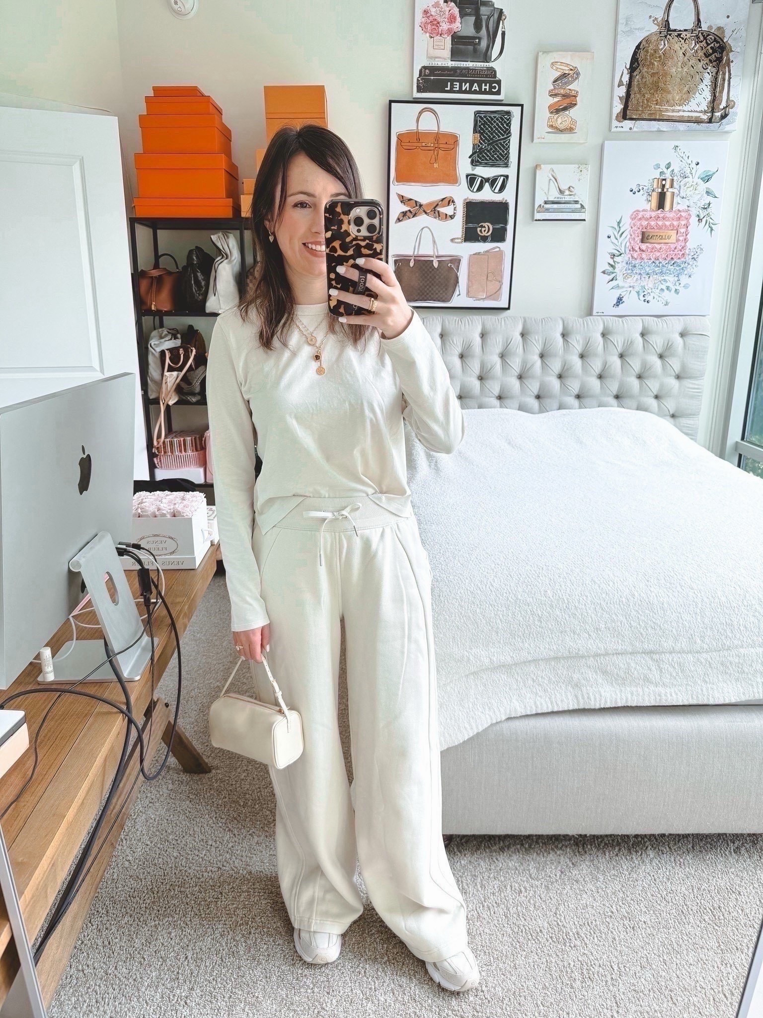 Lululemon tee in bone (6) with scuba wide leg sweatpants (small) in bone



#LTKStyleTip #LTKFindsUnder100 #LTKootd