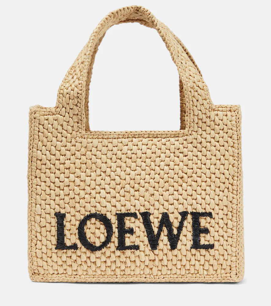 Loewe Paula's Ibiza logo raffia tote bag | Mytheresa (UK)