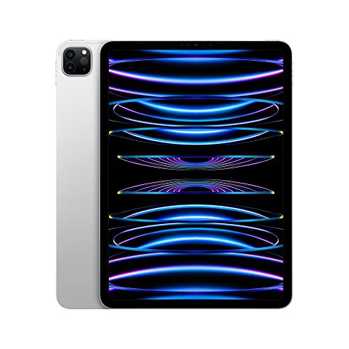 Apple iPad Pro 11-inch (4th Generation): with M2 chip, Liquid Retina Display, 1TB, Wi-Fi 6E, 12MP front/12MP and 10MP Back Cameras, Face ID, All-Day Battery Life – Silver | Amazon (US)