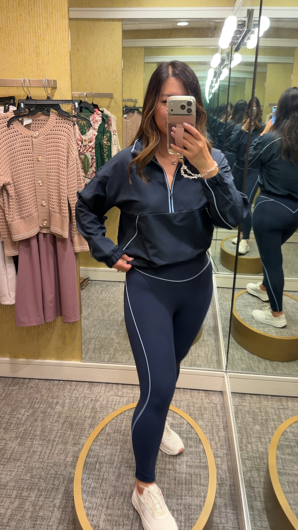 Nordstrom Sale Athleisure 
Half Zip: Small (need Medium)
Leggings: Medium