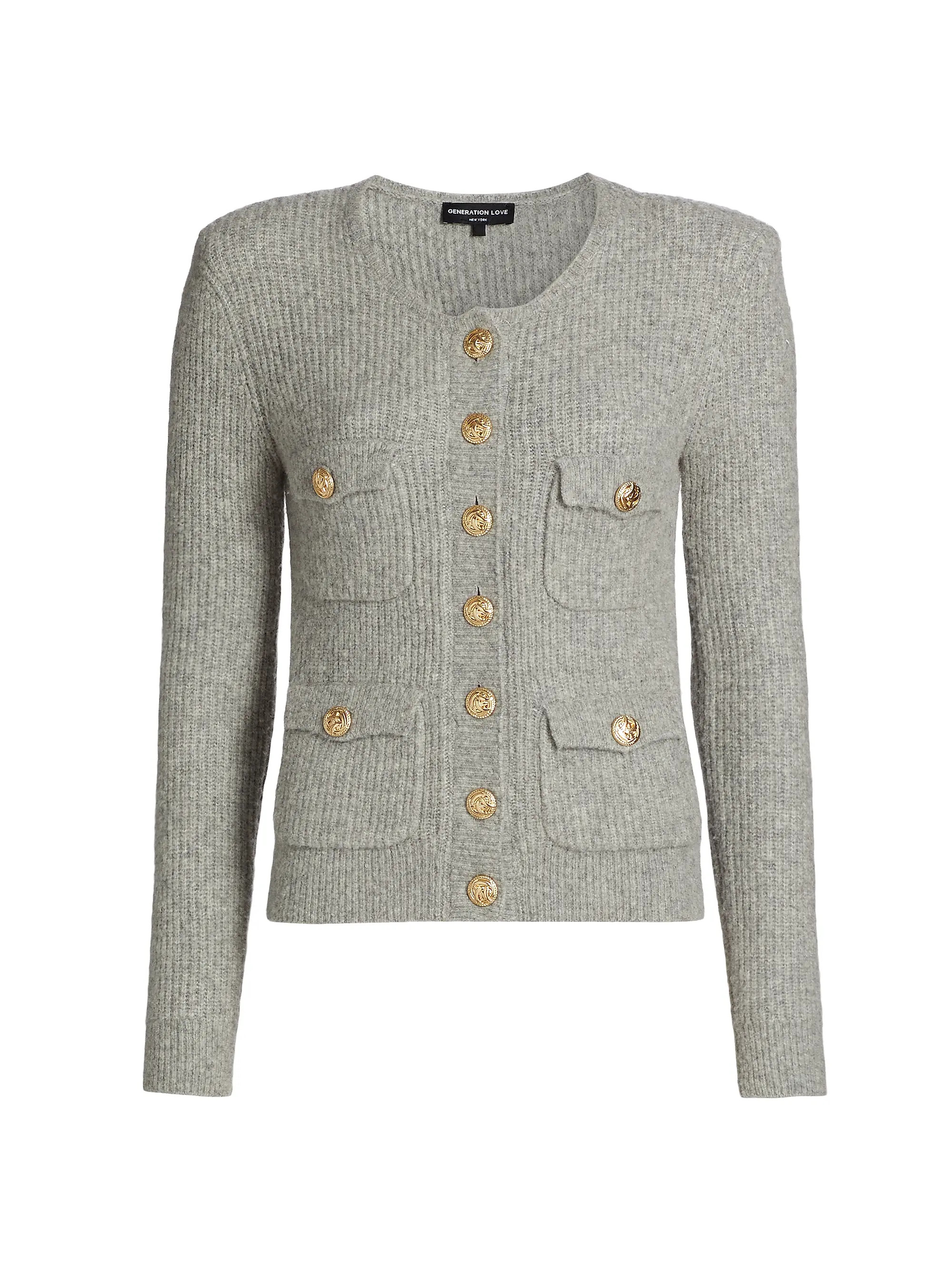 Ellison Rib-Knit Cardigan | Saks Fifth Avenue