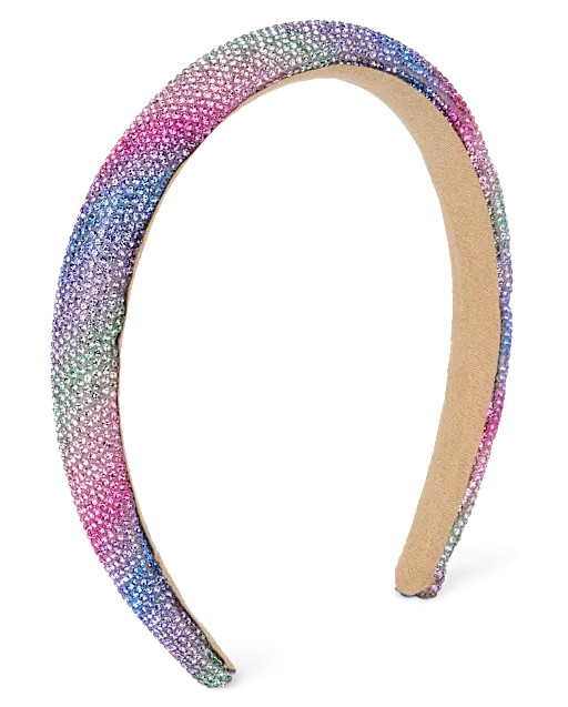 Girls Puffy Ombre Beaded Headband - Multi | The Children's Place