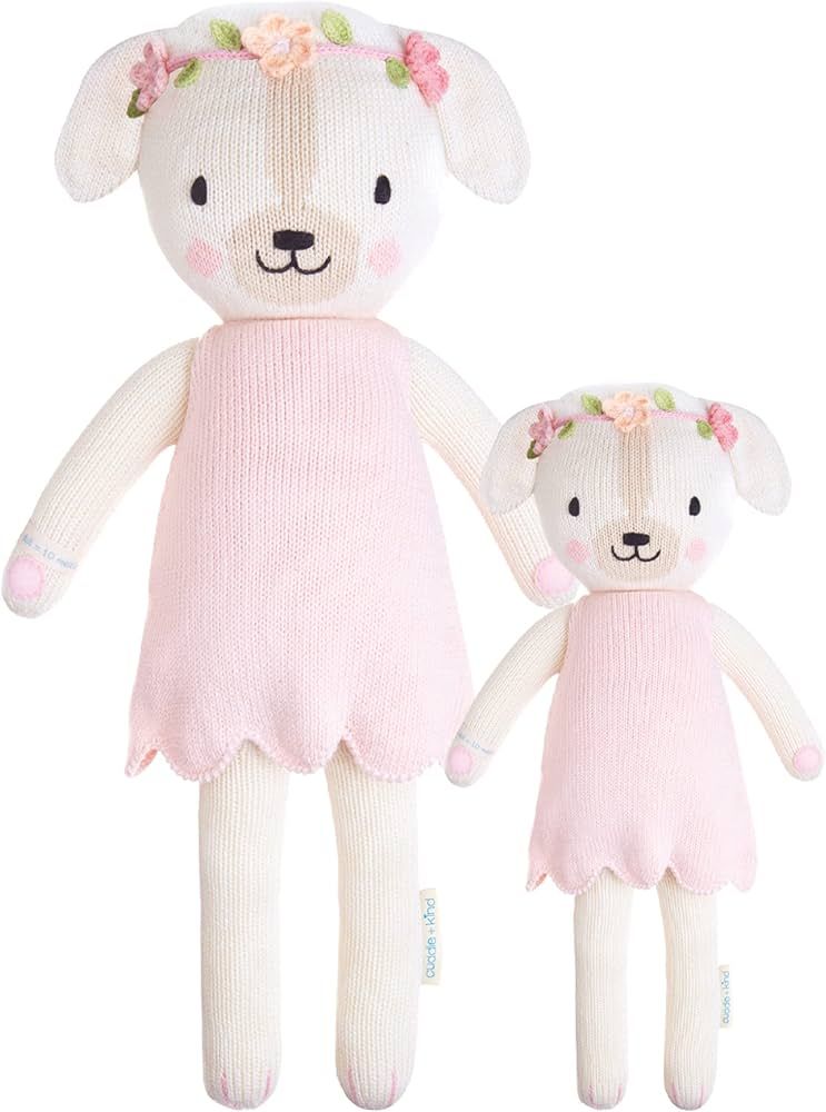 Amazon.com: cuddle + kind Charlotte The Dog Doll - Lovingly Handcrafted Dolls for Nursery Decor, ... | Amazon (US)