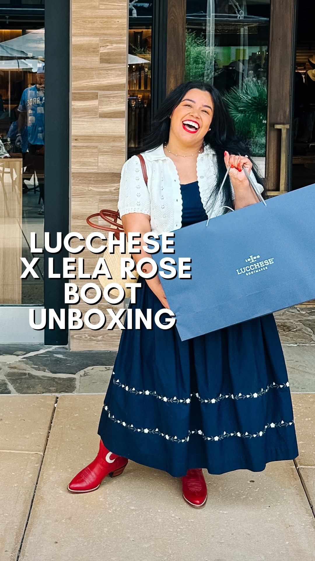 LUCCHESE X LELA ROSE UNBOXING
🤩Ahh, I’m, sooo excited I finally got my very first pair of @lucchese  boots! Although I have the Priscillas on my wish list, I wanted to snag this limited edition pair up first because they were too gorgeous to pass up!

These are the Roadrunner boots from the Lucchesse x Lela Rose collaboration and they come in this gorgeous navy or a rust orange. I of course got the navy because I love wearing Navy! I’m so excited to have added them to my collection and I know I’ll get so much wear out of them!

#LTKOver40 #LTKMidsize #LTKPetite