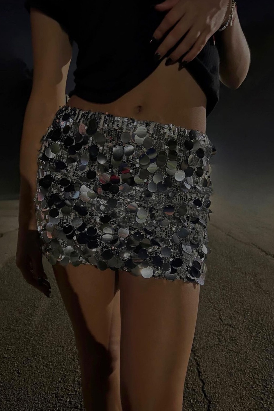 Edikted sequin mini skirt! disco girl vibes forever 

#LTKunder100 #LTKFestival #LTKFind