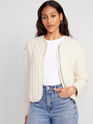 Quilted Bomber Jacket for Women | Old Navy (US)