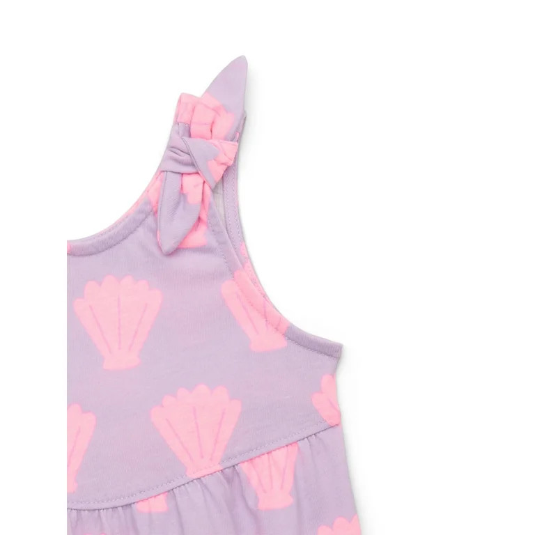Garanimals Toddler Girl Printed Jersey Tank Dress, Sizes 12M-5T | Walmart (US)