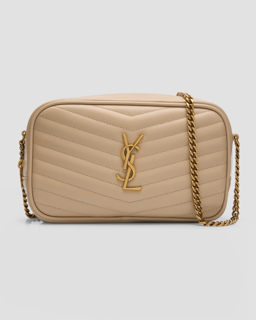Lou Mini YSL Camera Bag in Smooth Quilted Leather | Neiman Marcus