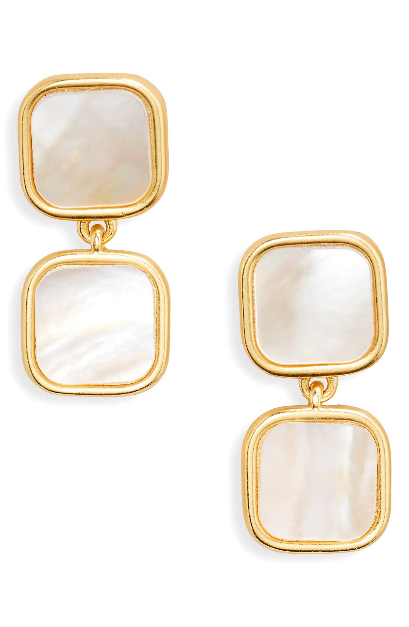 Madewell Mother-of-Pearl Drop Earrings | Nordstrom | Nordstrom