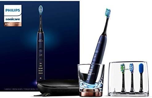 Philips Sonicare DiamondClean Smart 9750 Rechargeable Electric Toothbrush, Lunar Blue HX9954/56 | Amazon (US)