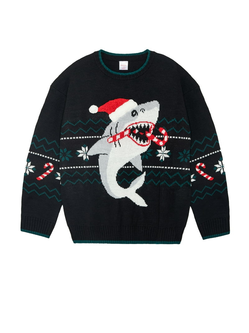 Holiday Time Boys Graphic Sweater, Sizes 4-18 & Husky | Walmart (US)