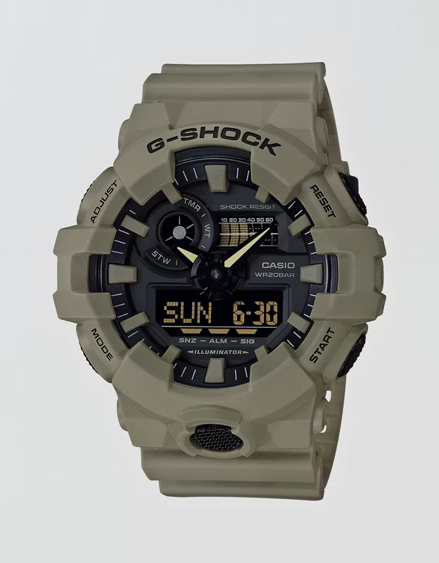 Casio G-Shock Front-Button Analog Digital Resin Watch | American Eagle Outfitters (US & CA)