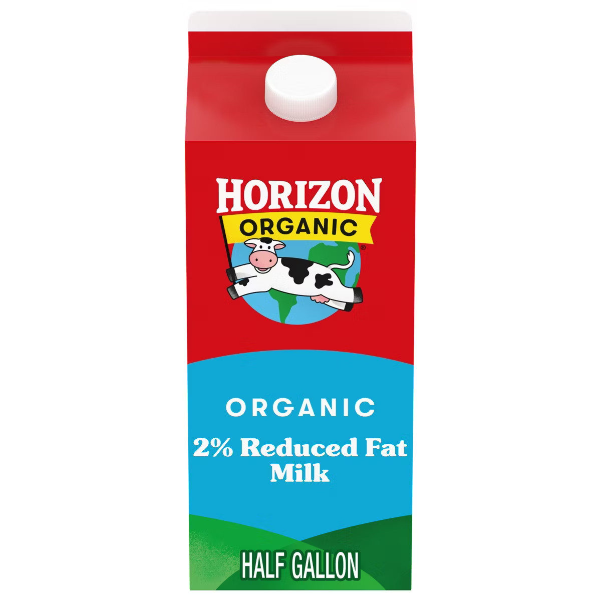 Horizon Organic 2% Reduced Fat High Vitamin D Milk - 0.5gal | Target