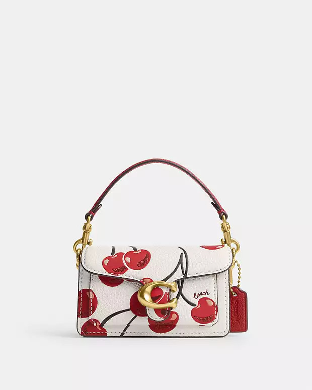 Tabby Bag 12 With Cherry Print | Coach (US)