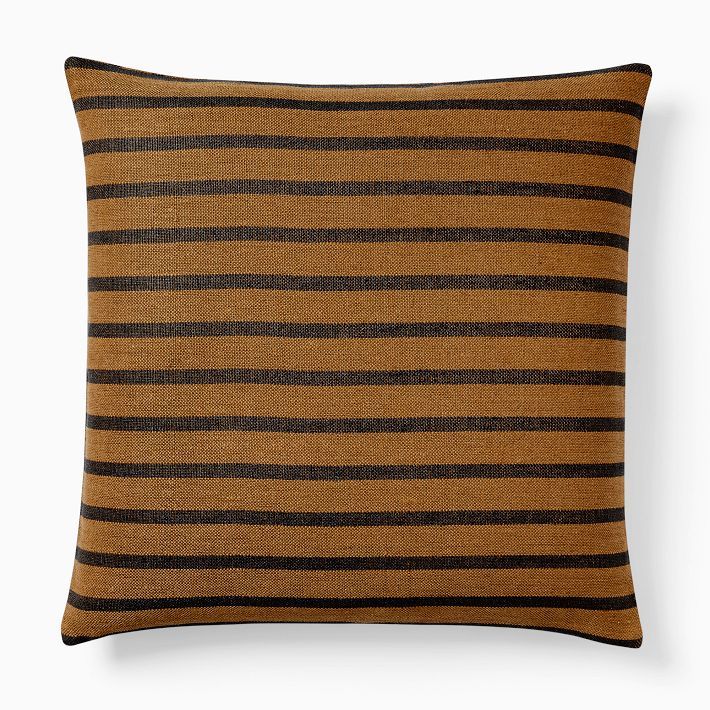 Colin King Deluxe Linen Stripe Pillow Cover | West Elm (US)