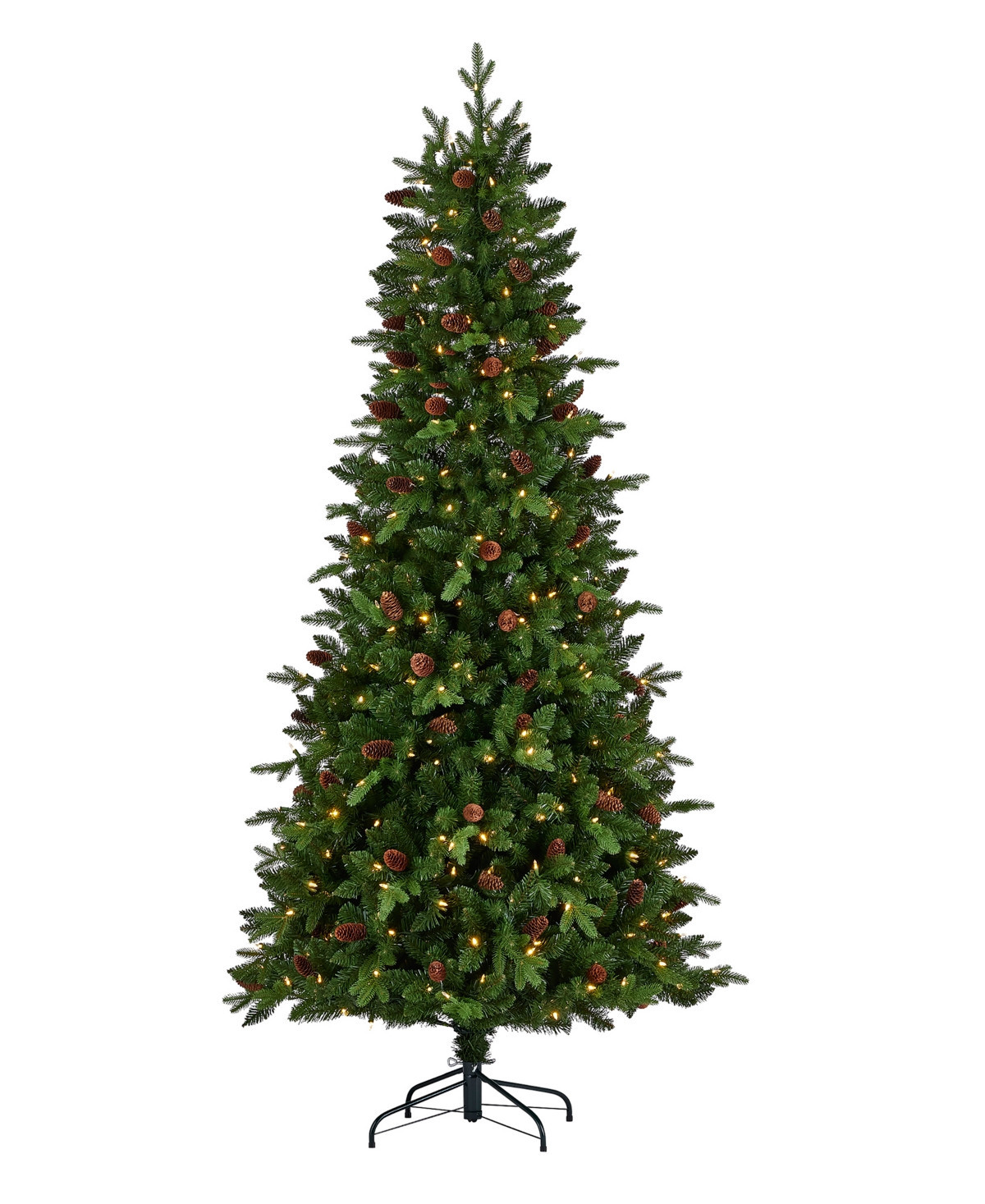 Seasonal 7.5ft Canyon Ranch Fir Tree, 380 Warm Led Lights - Green | Macy's