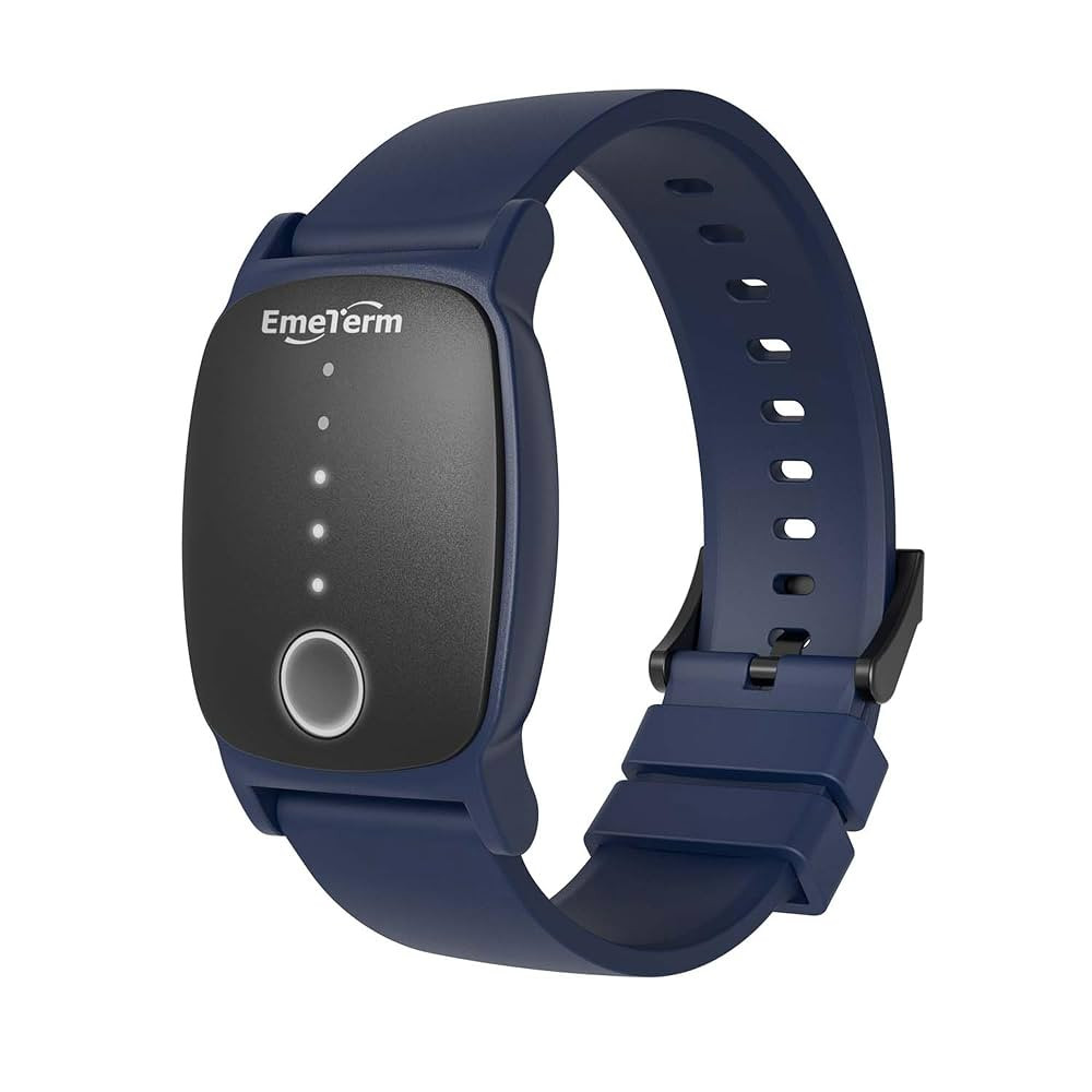 EmeTerm Explore FDA-Cleared Navy Blue Anti-Nausea Wristband IP67 Waterproof Morning Motion Sickne... | Amazon (US)