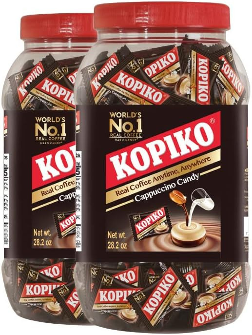 Kopiko Coffee Candy (28.2oz Jar) - Your Take-Out Pocket Coffee for Every Occasion - Hard Candy Ma... | Amazon (US)