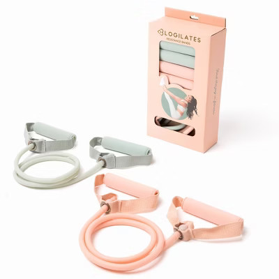 Blogilates Resistance Bands 2pk - Green/Pink | Target